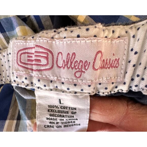 University of Michigan Pajama Pants Sz L Woverines Stripe Logo Convertib… - Picture 12 of 12